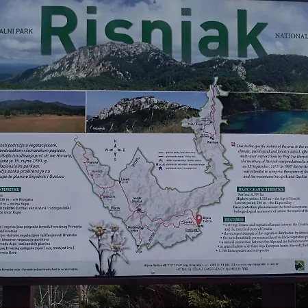 Ris Gorski Kotar Crni Lug Apartament Delnice